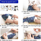 Cat Surgery Recovery Suit Cat Onesie - Image 5
