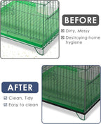 Bissap Bird Cage Seed Catcher, Universal Birdcage Net Nylon Adjustable Elastic - Image 5