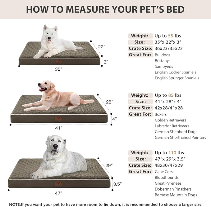 WNPETHOME Orthopedic XXL Dog Beds Large Sized Dog, Waterproof Extra Large Dogs - Image 5