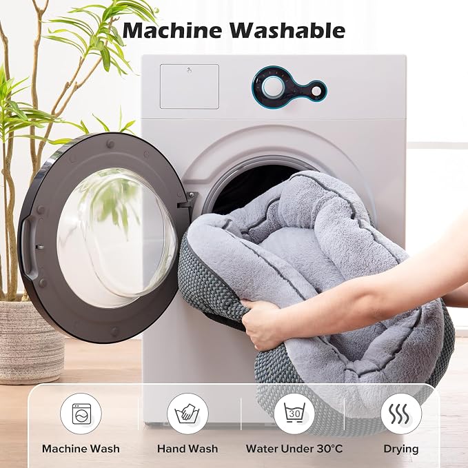 INVENHO Small Dog Bed Orthopedic Warming Soft Calming Sleeping Durable - Image 6