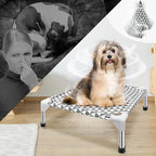 Elevated Outdoor Dog Bed Updated Raised Pet Cot Cooling Puppy Bed Lifted Dog Bed - Image 9