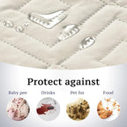 H.VERSAILTEX Reversible Quilted Recliner Covers Water Resistant Furniture - Image 3