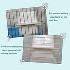 IBWell 2 Pack Bird Water Bowl Clear Bird Food Container Bird Cage Feeder No - Image 4