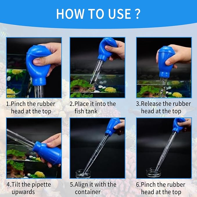 2 Pieces Long Pipette for Fish Tank Coral Food Feeder Long Syringe Reef Coral - Image 5