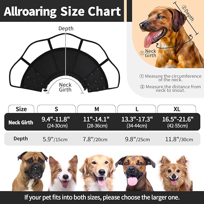Allroaring Dog Cone, Soft Dog Cones - Image 2