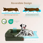 EHEYCIGA Orthopedic Dog Beds for Extra Large Dogs, Waterproof Memory Foam XXL - Image 4