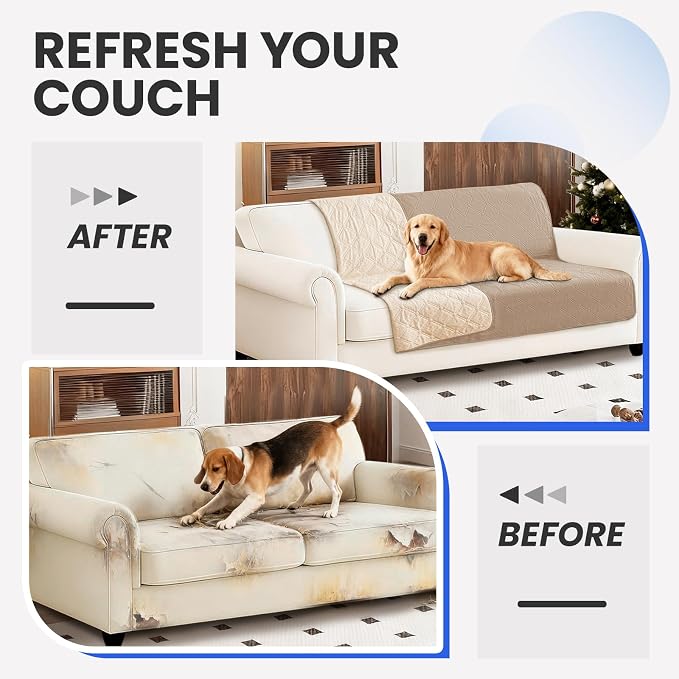 Waterproof Couch Covers for Pets, Waterproof Dog Bed Cover, Anti-Slip Soft Dog - Image 7