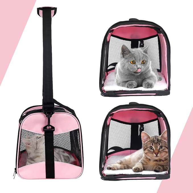 top tasta cat Carrier Large Dog Cat Carriers Puppies up to 30Lbs, Big Dog - Image 3