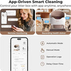 Automatic Litter Box Open Top: Self Cleaning Cat Litter Box Smart - Image 2