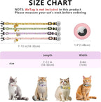 3-Pack, Double Protection Cat Collar: QR Code ID & Airtag Holder! Breakaway - Image 2
