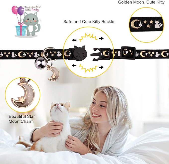 Baeuppit 2PCS Breakaway Cat Collars - Image 4