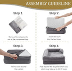 Bedfolks Orthopedic Dog Bed, Waterproof Dog Sofa Bed - Image 6