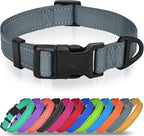 Joytale Large Dog Collar, Reflective and Adjustable Nylon Pet Collar by Joytale