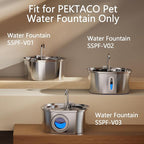PEKTACO Cat Water Fountain Replacement Filters & Pre-Filter Sponges - Image 6
