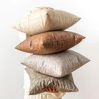 Pack of 2 Leather Throw Pillow Covers, Modern Boho Decorative Cognac Thickened - Image 6