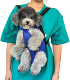 Pet Dog Carrier Backpack, Portable Breathable Mesh Chest Carrier, Polyester - Image 2