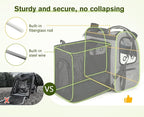 Pecute Pet Carrier Backpack, Cat Backpack Carrier, Expandable - Image 4