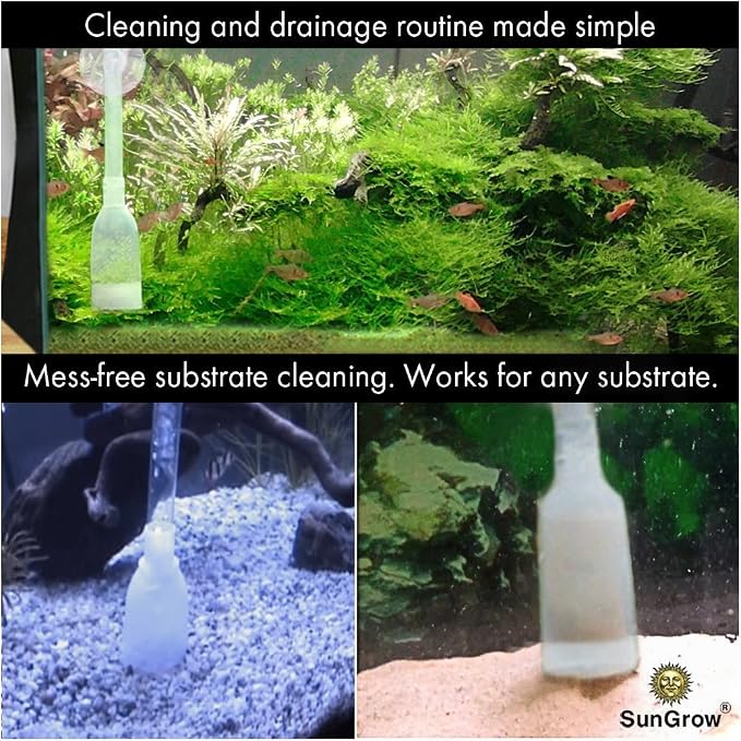 SunGrow Water Siphon Pump for Fish Tank - Image 5
