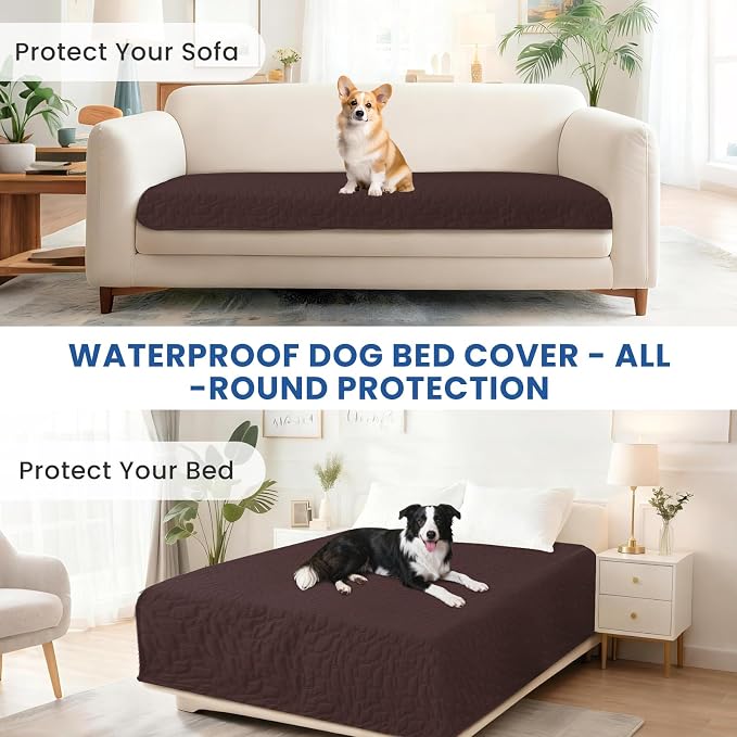 Waterproof Dog Bed Cover Pet Blanket, Soft Couch Cover - Image 7