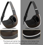 FDJASGY Pet Sling Carrier for Small Dogs Cats, Breathable Mesh Travelling Hand - Image 5