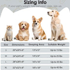 Dogs Bed for Small Dogs, Anti-Anxiety Washable Round Bed - Image 2