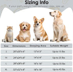 28in Large Dog Bed, Medium Size Dog and Cats, Calming Donut Bed - Image 2