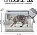 2PACK Stainless Steel Cat Litter Box - Image 3