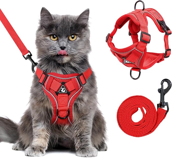 Escape Proof Cat Harness and Leash Set by GCVOPTON