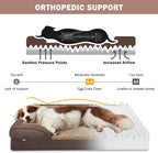 INVENHO Orthopedic Dog Beds Large Sized, XL Egg-Crate Foam Dog Couch - Image 2