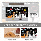 Funning My Pet Dog Pattern Dog Feeding Mat Pet Food Mat - Image 6