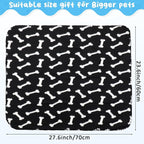 Eccliy 20 Pcs Puppy Blanket Pet Soft Fleece Dog Blankets Warm Felt Throw Sleep - Image 2