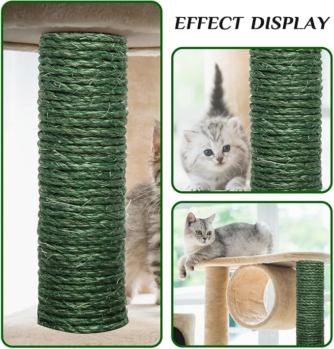 Green Sisal Rope 1/4 Inch by 164-Feet - Image 5