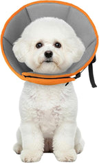 Dog Cone Collar Soft Cone for Medium Dogs After Surgery Adjustable Elizabethan by Allroaring