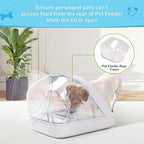 Pet Feeder Rear Cover for Pet Feeder & Connect, YOIHABV Cat Feeder Cover - Image 3