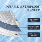 Waterproof Blanket 40"x60" for Adults, Reversible Waterproof Bed Cover for Dogs - Image 2