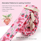 Strawberry Bow Dog Collar for Medium Dogs - Image 4
