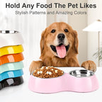 Double Dog Bowls Set – Non-Slip Pet Food & Water Dishes - Image 6