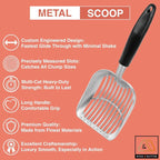 Heavy Duty Full Metal Cat Litter Scoop - Image 3