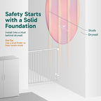 Cumbor 34" Extra Tall Baby Gate - Image 9