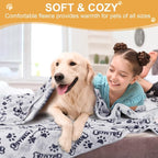 Soft Dog Blankets for Large Dogs & Cat Flannel Blanket Washable, 1 Pack 3 - Image 4