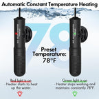 Orlushy 25W Small Submersible Aquarium Heater, Constant Temperature Betta Fish - Image 3