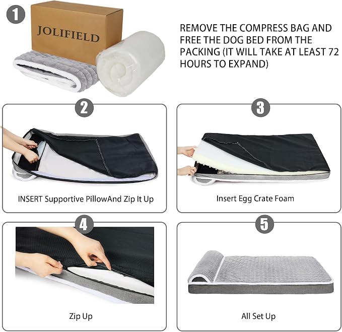 Orthopedic XL Dog Bed Large Sized Dog - Image 7