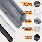Dog Bed Medium Size Dog-Orthopedic Waterproof Bed - Image 5