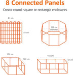 Amazon Basics Foldable Octagonal Metal Exercise Dog Playpen - Image 3