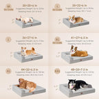 EHEYCIGA Memory Foam Dog Bed Large Size Dogs, Orthopedic Dog Bed Large - Image 2