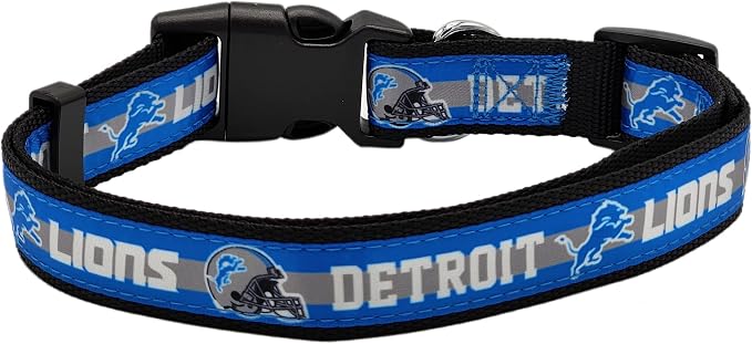 NFL Detroit Lions Dog & Cat Collar - Image 2