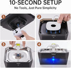 Veken Award-Winning Small Pet-Friendly Cat Water Fountain - Image 6