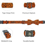 Elegant Little Tail Tiger Print X-Small Puppy Dog Collar, Buckle Closure - Image 2