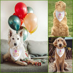 It's My 3rd Birthday Dog Bandana Happy 3rd Birthday Pet Triangle Scarf - Image 5