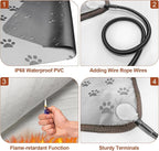Cat Heating Pad Round with Smart Thermostat Switch and Power Line Protection - Image 3